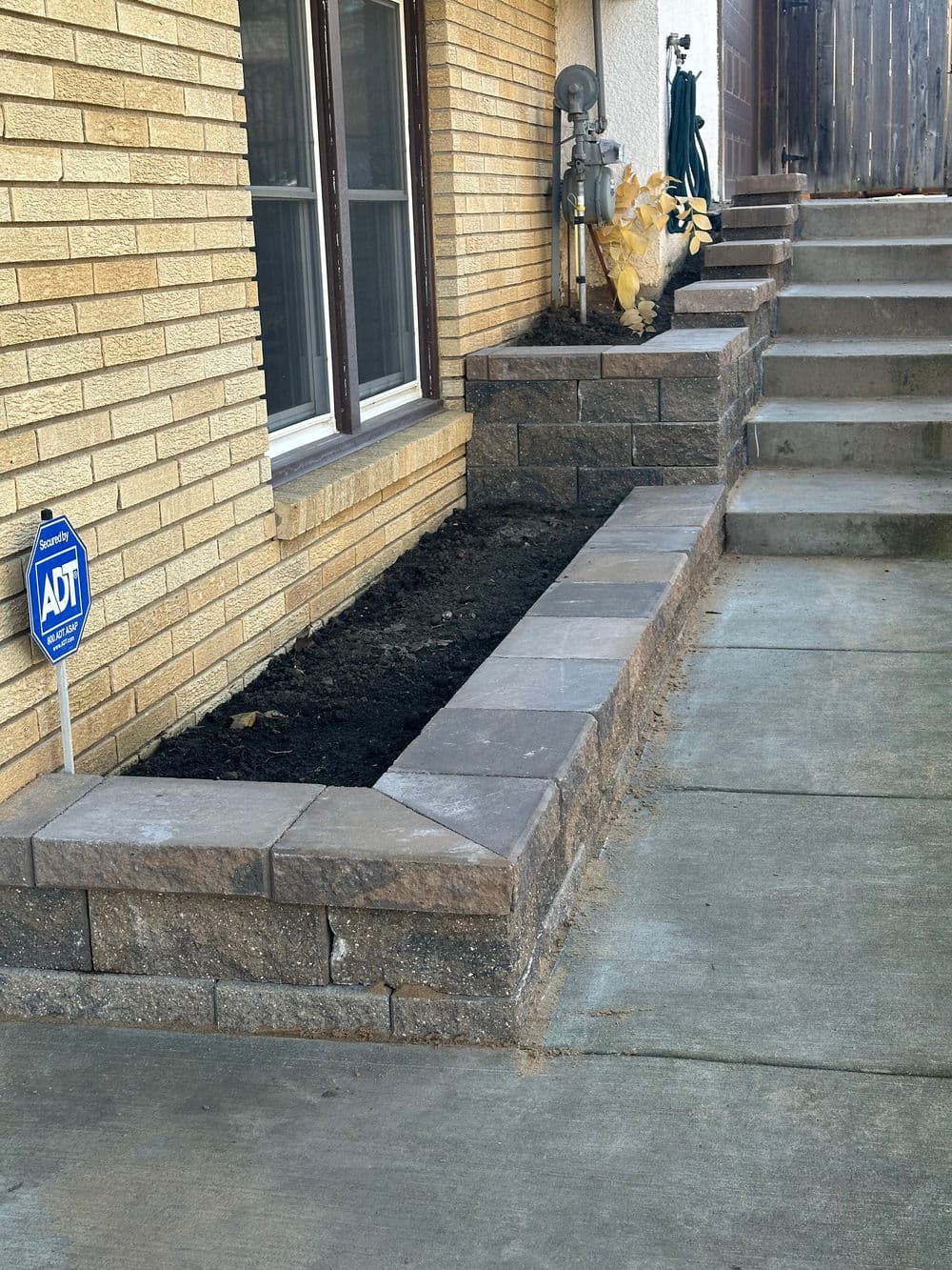 Gallery photos for Front Entry Upgrade with Versa-Lok Retaining Walls in Inver Grove Heights: Image #1